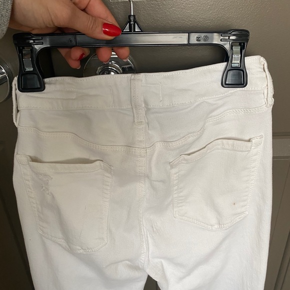 PACSUN WHITE RIPPED PANTS - Picture 3 of 4